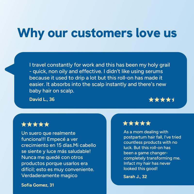 MOMENTIQUE™ Hair Growth Roll-On Serum